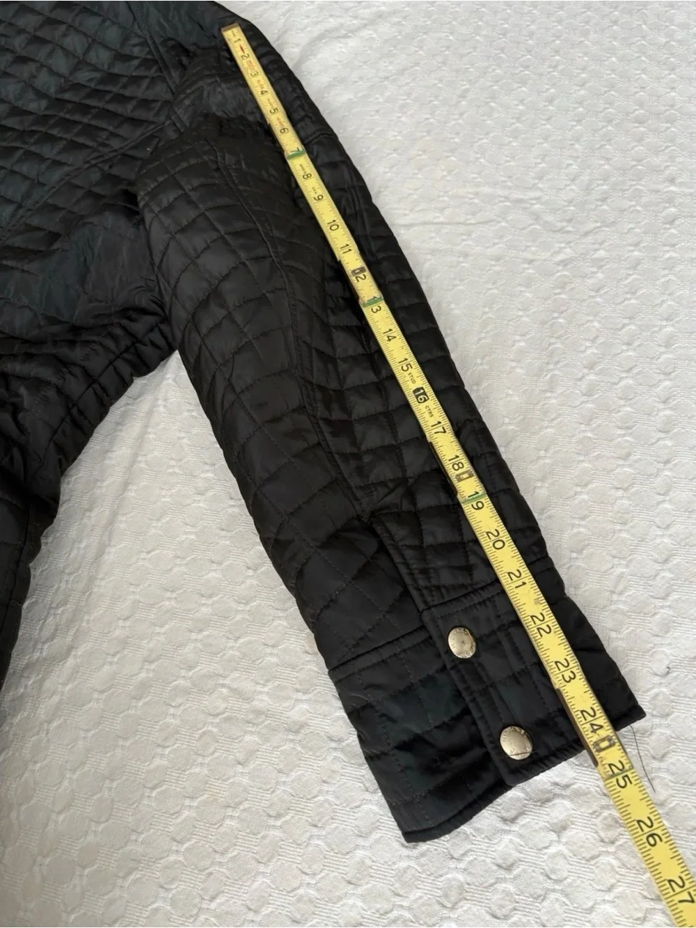 Michael Kors Quilted Puffer Jacket with Sherpa Collar - Olive